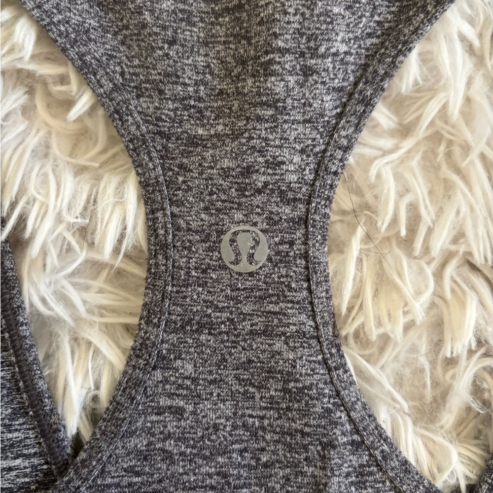 Gray lululemon Women's Racerback Tank Top - Picture 3 of 3